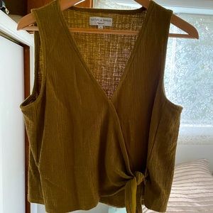 Madewell Texture and Threas top